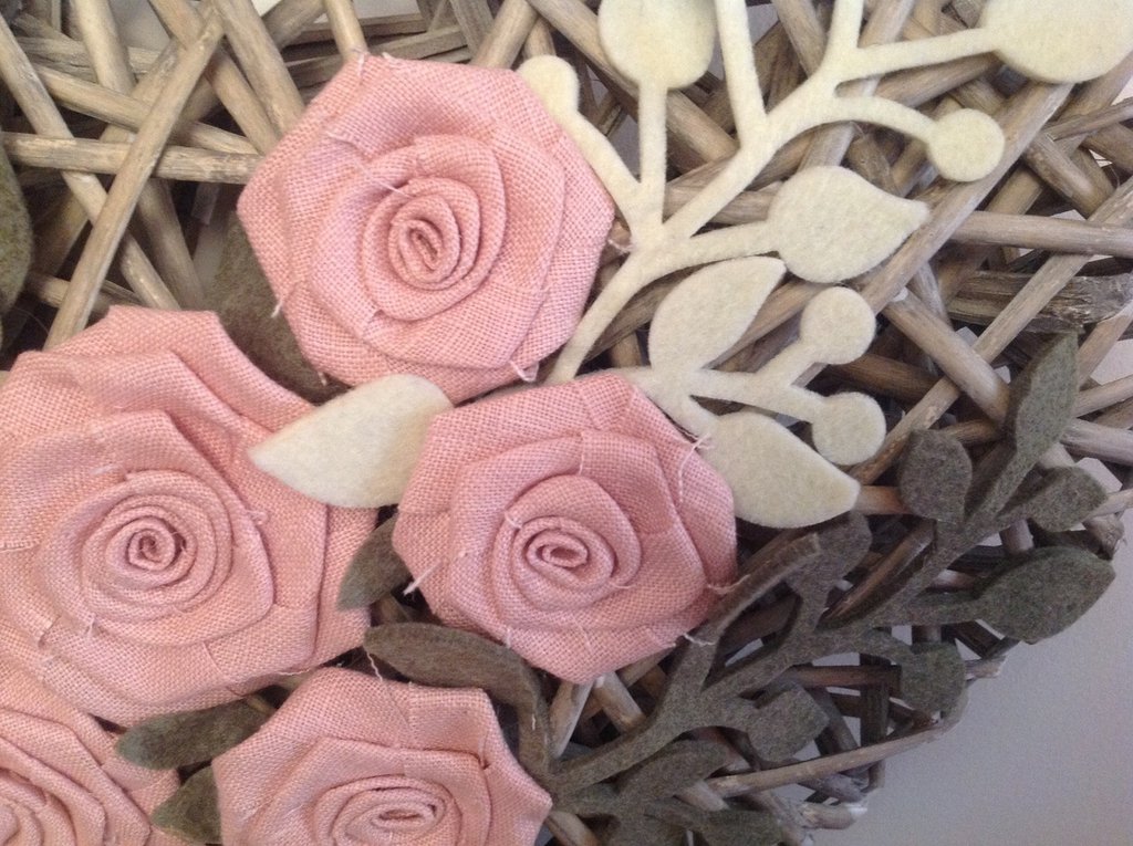 Decorazione A Cuore In Vimini Naturale Da Appendere – Rustica Per Matrimoni, Feste E Natale, 15 Cm