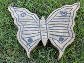 Farfalla decorativa in legno