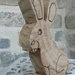 Coniglio decorativo in legno