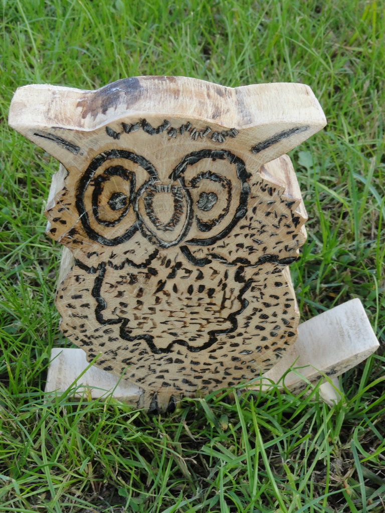 Gufo decorativo in legno piccolo Per la casa e per te Decorare su MissHobby