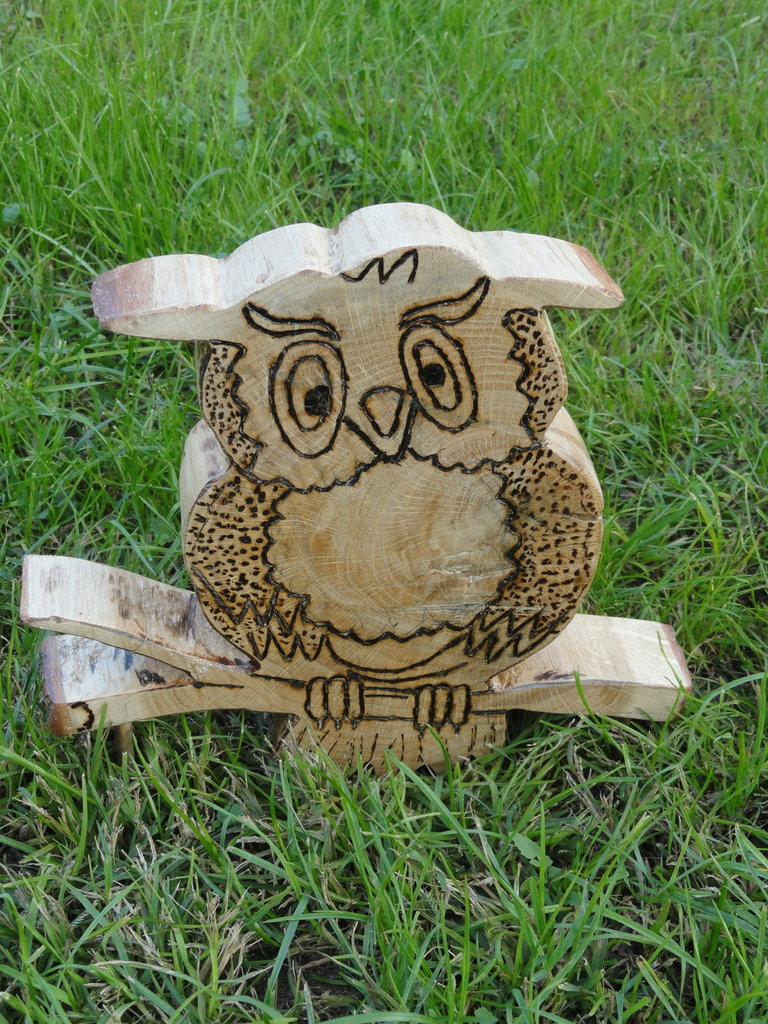 Gufo decorativo in legno grande Per la casa e per te Decorare c... su MissHobby