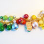 PANINO MON AMOUR ♥ CODICE 4 - Green and yellow - gold bracelet