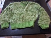 Maglione in lana setosa 