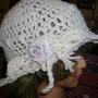 cappellino in lana fatto a mano
