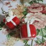 ORECCHINI IN FIMO NATALE "PACCO REGALO ROSSO"...