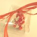 MINI WEDDING CAKE - torta nuziale segnaposto bomboniera matrimonio FIMO - MODELLO  "  ANNABELLE " 
