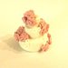 MINI WEDDING CAKE - torta nuziale segnaposto bomboniera matrimonio FIMO - MODELLO  "  DAISY  " 