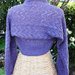 Coprispalle in alpaca color lavanda