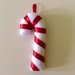 Bastoncino di zucchero in feltro, la decorazione per l'albero che rende più dolce il tuo Natale!