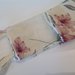 Shopping bag richiudibile in cotone stampato gigli rosa