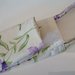 Shopping bag richiudibile in cotone stampato gigli viola