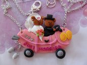 COLLANA SPOSI  " JUST MARRIED "
