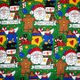 TESSUTI AMERICANI STOFFE COTONE BATIK PATCHWORK QUILTING APPLICAZIONI DECORAZIONI CUCITO CREATIVO - NATALE -  