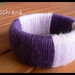 Braccialetto rigido in lana - Wool bangle #2