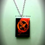 collana libricino hunger games in fimo