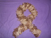 Sciarpa Crochet - Maglia Traforata ORO
