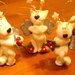 JUST XMAS -  CIONDOLO PEEK A BULL TERRIER  ANGIOLETTO  di NATALE (  uno a scelta)  - segnaposto, idea regalo, addobbo, decorazione natalizia