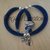 Bracciale blu jeans