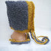 Cappello per donna in lana bouclè Accessori donna autunno inverno Grigio giallo