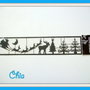 1 striscia decorativa silhouette natale