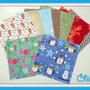 9 fogli carta scrap 15x15cm tema natale 1