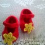 SCARPINE BALLERINA ROSSE CON STELLE