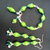 set orecchini e bracciali.