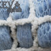 Borsa ghiaccio, in lana, lavorata all'uncinetto