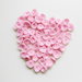 Bomboniera floreale: il bouquet di 3 fiori in feltro rosa per decorare il sacchetto portaconfetti fatto a mano!