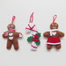 Set 3 decorazioni per l'albero di Natale: gli addobbi in feltro per un dolce Natale!