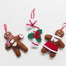 Set 3 decorazioni per l'albero di Natale: gli addobbi in feltro per un dolce Natale!