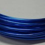 6 metri Filo Alluminio colore BLU ELETTRICO 1.5 mm.