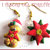 Orecchini Natale "Fufuorsetto beige e stella di Natale rossa" fimo cernit kawaii idea regalo bambina 2014