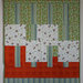 Copertina patchwork per bambini a colori vivaci misura lettino cm 107x130 "Le scimmiette Zizì" 