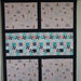 Trapunta patchwork per bambini, misura lettino cm 108x130  "Picnic con le amiche".