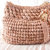 Borsa in fettuccia fatta a mano all'uncinetto, Crochet hand made