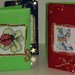idea regalo Natale agendine rubriche tascabili con copertina ricamata a mano