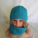 Set Cappello E Sciarpa Per Bambino, Cappello Lavorato A Maglia - Foto 11