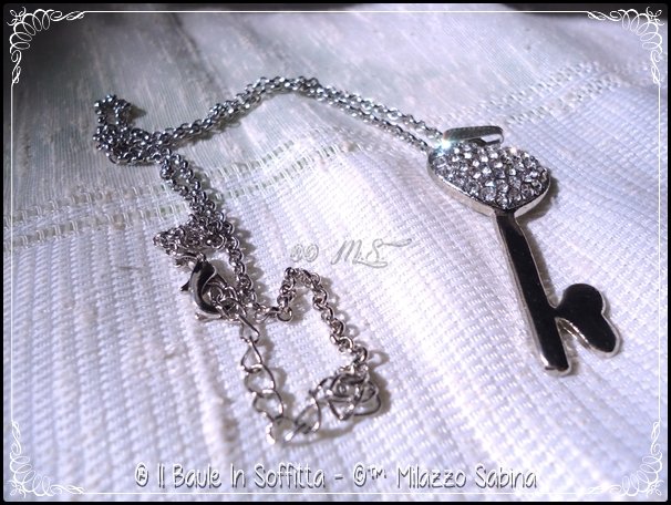 1 Pezzo Collana In Acciaio Inossidabile Per Donna Con