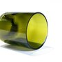Bo - Set di 6 Bicchieri Verdi ricavati da bottiglie di vino