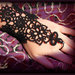 Bracciale Nero Pizzo/ Black Slave Bracelet "Proserpina"