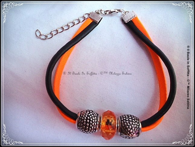 BRACCIALE UOMO IN ACCIAIO CON ANCORA - Foto 2