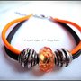 Bracciale Uomo in ecopelle con TrollBeads Mod. 4