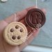 1 pezzo ciondolo in fimo biscotto ringo o baiocchi grandezza reale da 4 cm fatto a mano