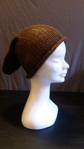 Cappello in lana marrone