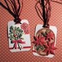 Etichette Chiudipacco - Tag - Targhette di Natale in Scrapbooking 3D per Packaging Natalizio^^