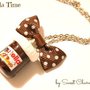 COLLANA CIONDOLI CHARMS FIMO NUTELLA PAN DI STELLE ABBRACCI BUENO PRINCIPESSA ALICE ELSA BIANCANEVE 