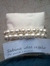 bracciale di perle