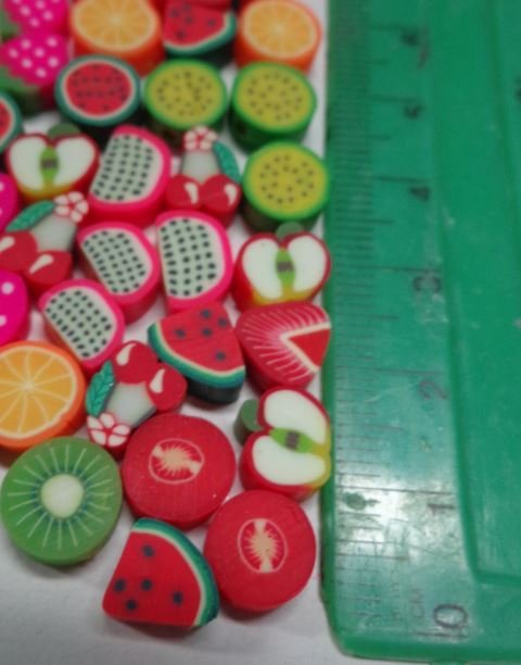 50 Perline Di Fiori Hawaiani In Argilla Polimerica 35mm Per Gioielli Fai Da Te E Accessori