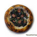 Calamita magnete per frigo pizza  napoletana salsiccia e friarielli 